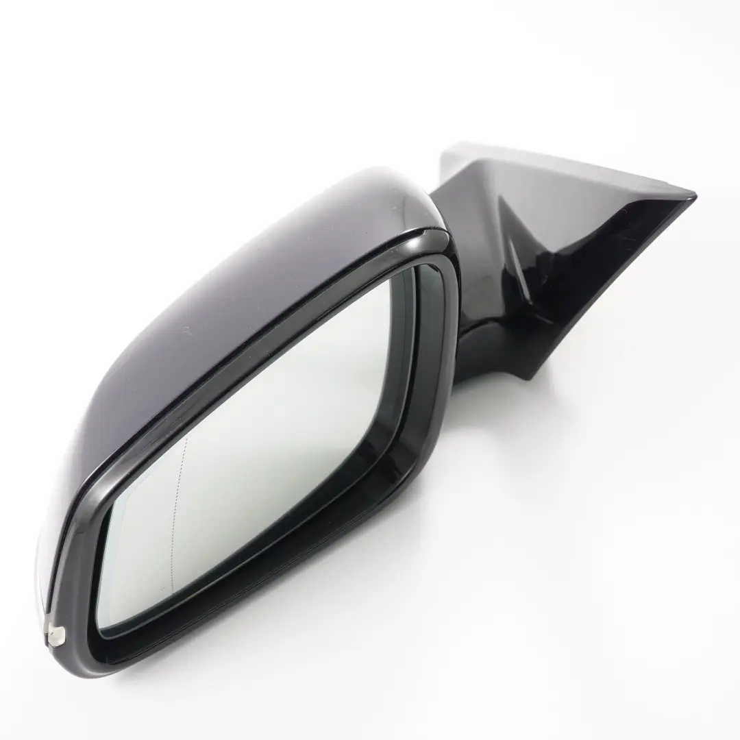  BMW F32 F36 Wing Mirror Heated Left N/S Auto Dip Carbon Black Metallic - 416