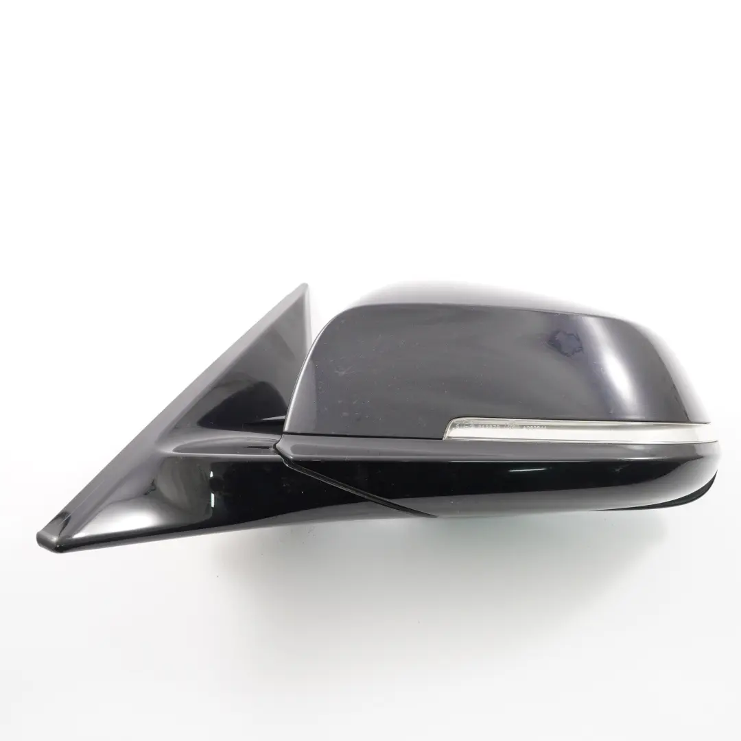  BMW F32 F36 Wing Mirror Heated Left N/S Auto Dip Carbon Black Metallic - 416