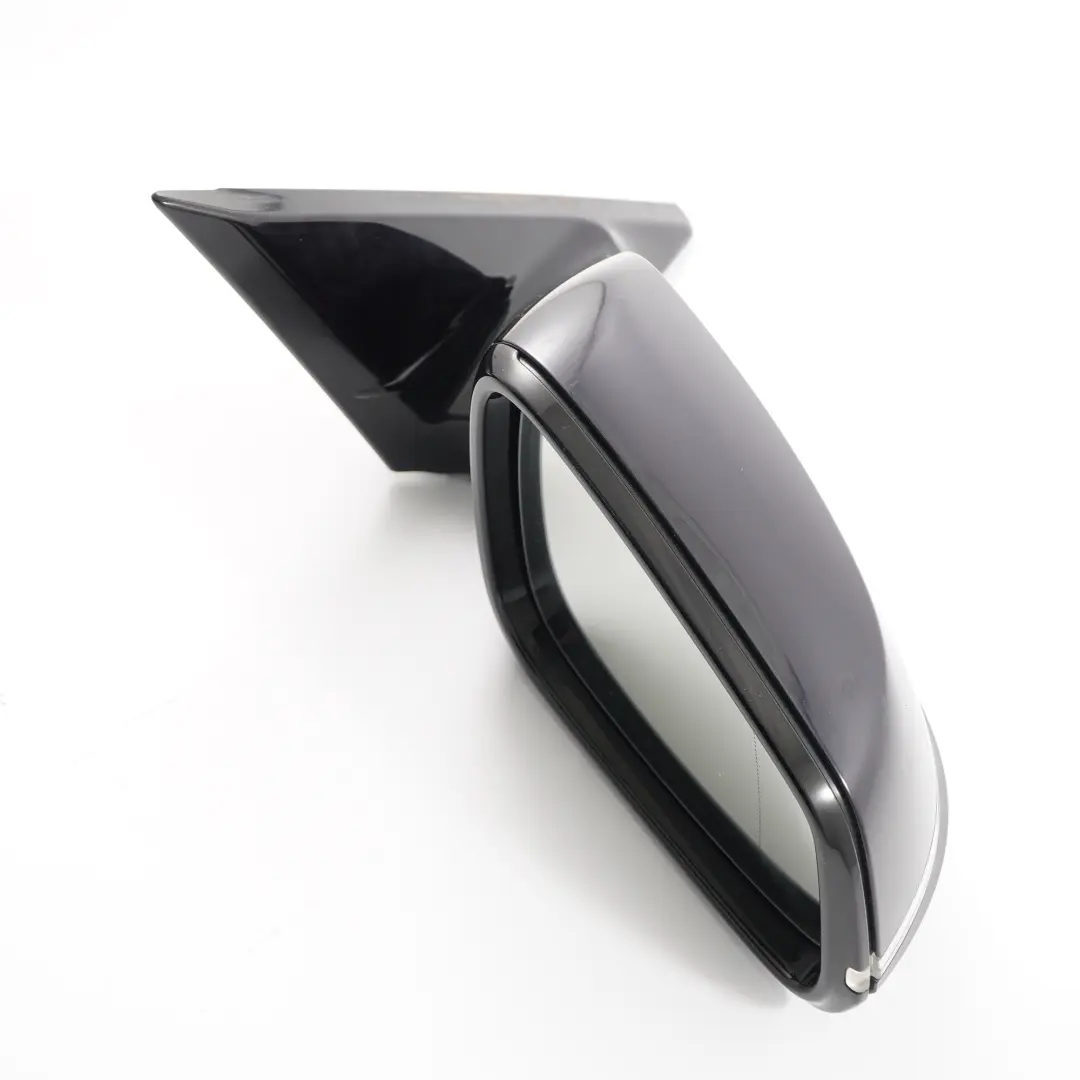 BMW F32 F36 Wing Mirror Heated Right O/S Auto Dip Carbon Black Metallic - 416