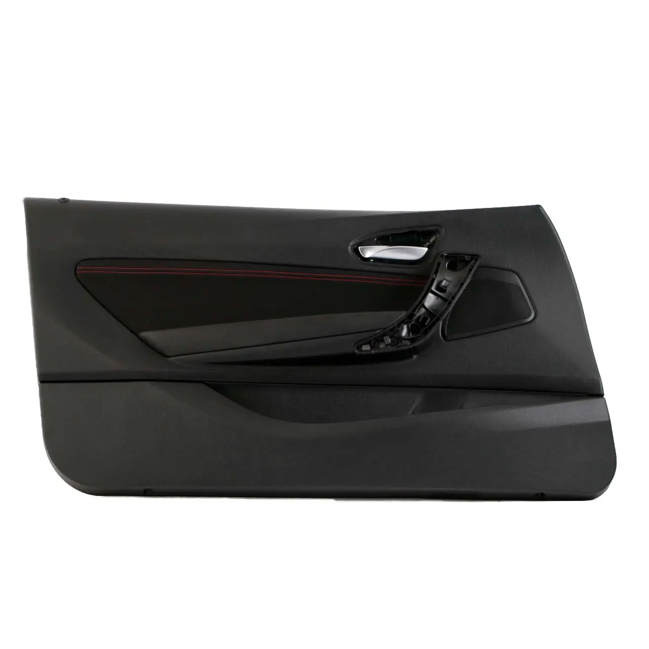 BMW 1 2 Series F21 F22 Front Left N/S Door Lining Card Cloth Anthracite Red