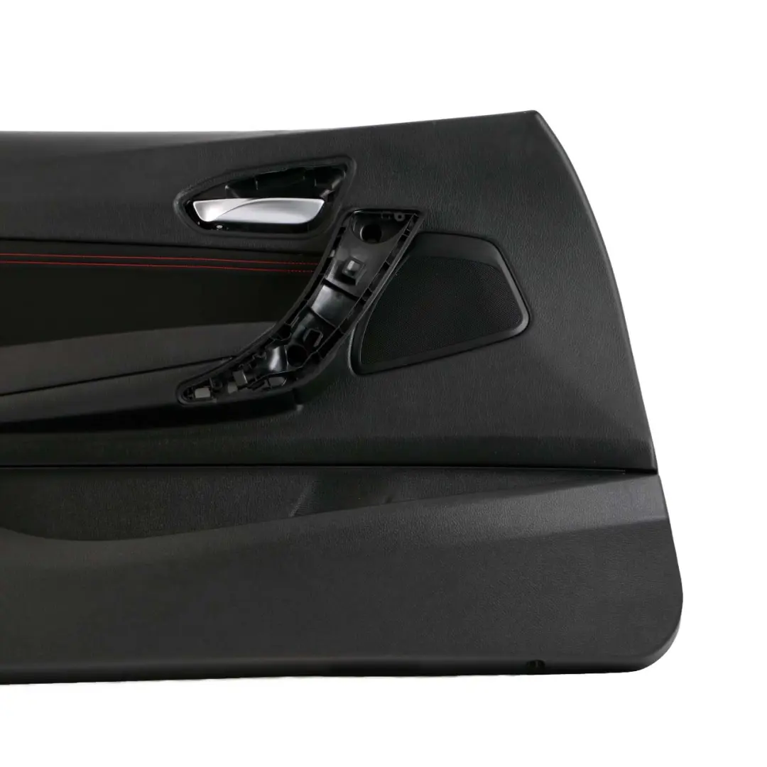 BMW 1 2 Series F21 F22 Front Left N/S Door Lining Card Cloth Anthracite Red