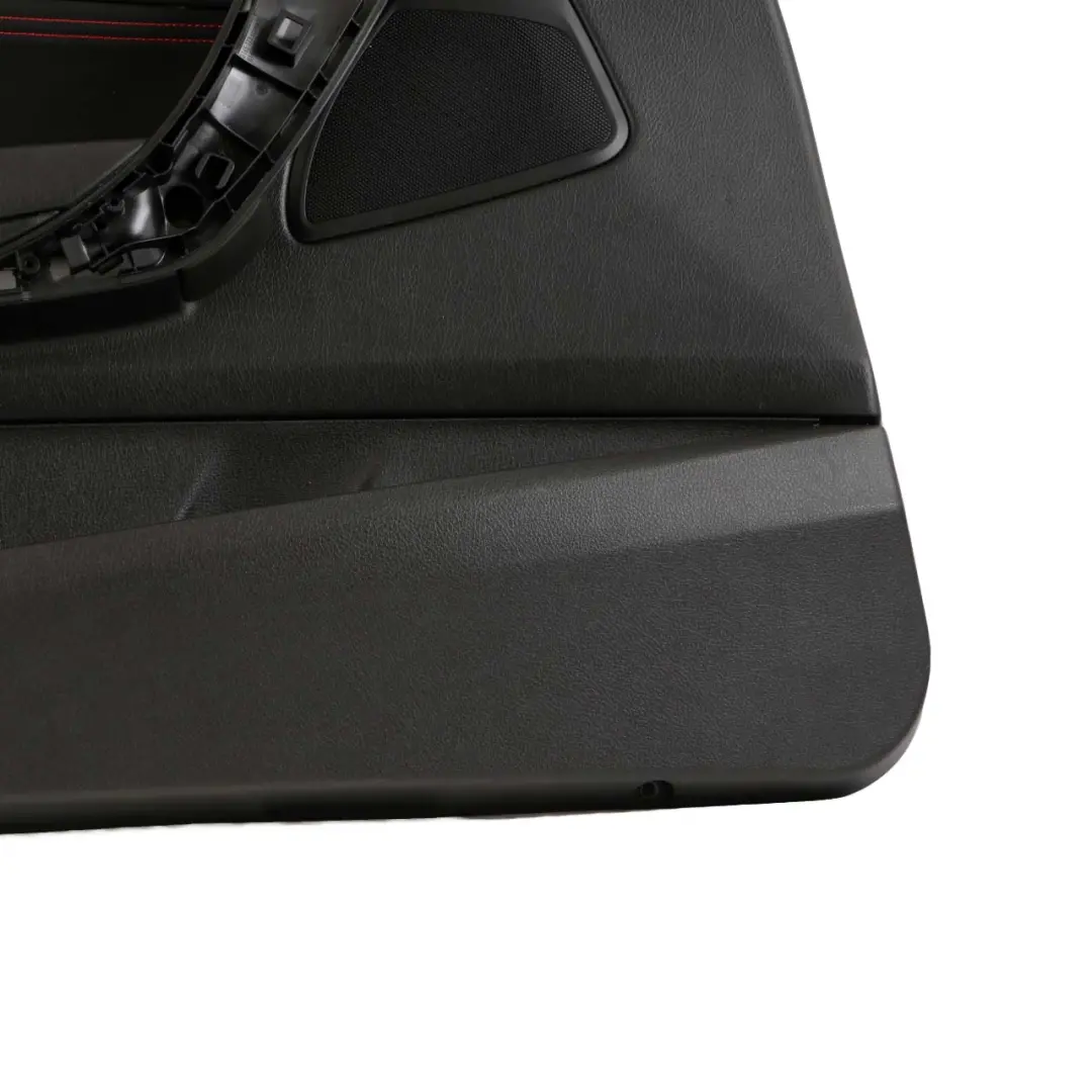BMW 1 2 Series F21 F22 Front Left N/S Door Lining Card Cloth Anthracite Red