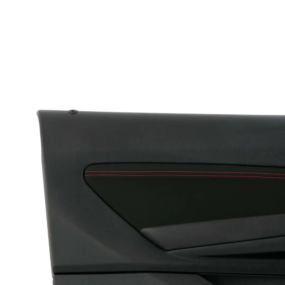 BMW 1 2 Series F21 F22 Front Left N/S Door Lining Card Cloth Anthracite Red