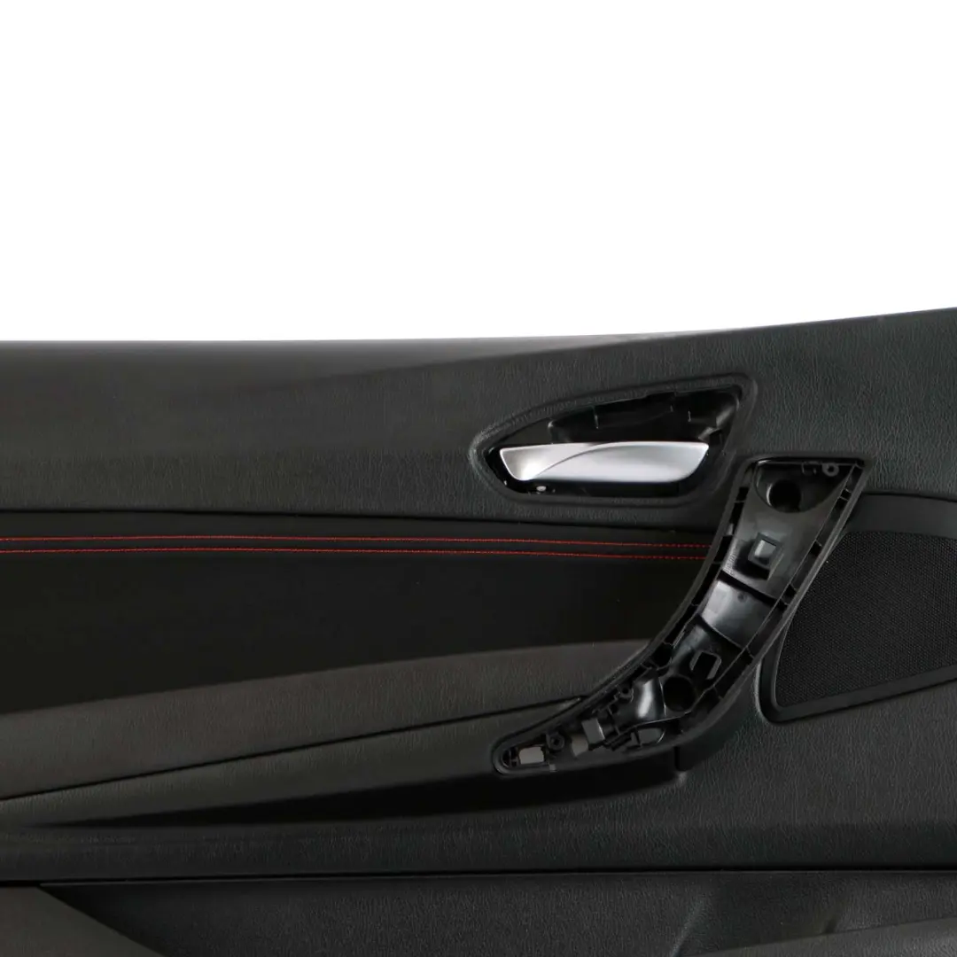 BMW 1 2 Series F21 F22 Front Left N/S Door Lining Card Cloth Anthracite Red