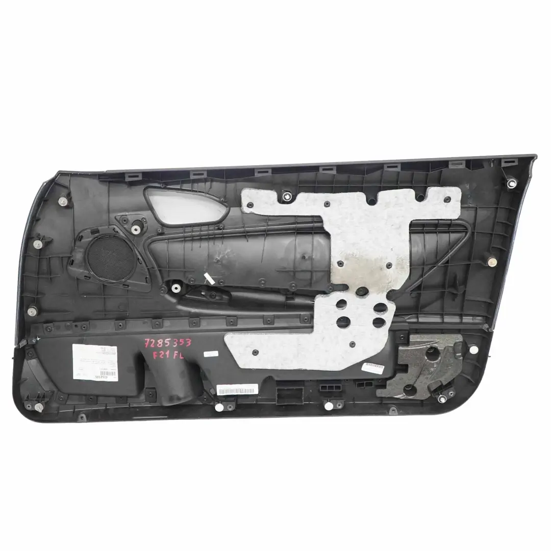 BMW F21 F22 Tarjeta de Puerta Delantera Izquierda N/S Panel Tela Gris Antracita