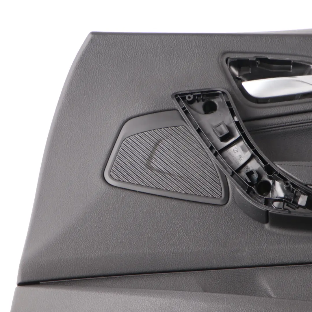 BMW F21 F22 Door Card Front Right O/S Door Lining Cover Black Leather Dakota