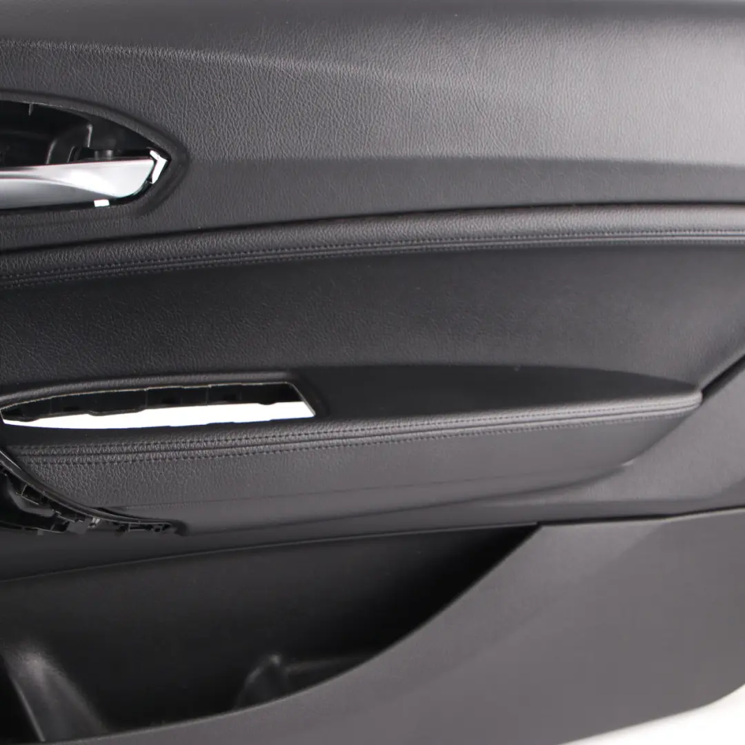 BMW F21 F22 Door Card Front Right O/S Door Lining Cover Black Leather Dakota