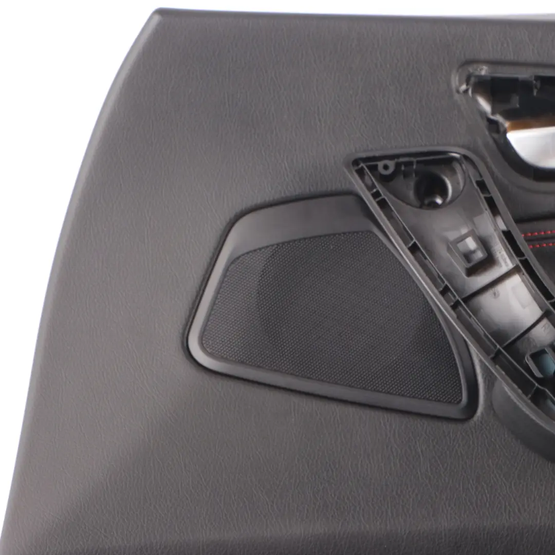 BMW F21 F22 Door Card Front Right O/S Trim Panel Lining Leather Black Red