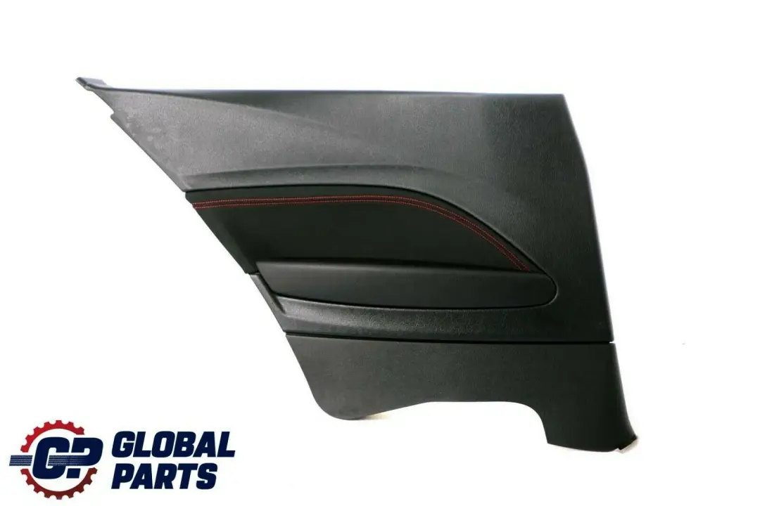 BMW F21 Trasero Izquierdo Lateral Panel Revestimiento Tela Antracita Rojo