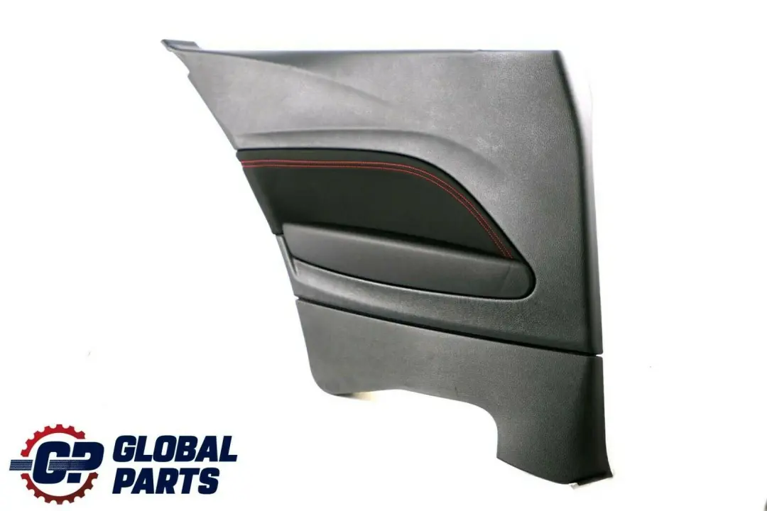 BMW F21 Trasero Izquierdo Lateral Panel Revestimiento Tela Antracita Rojo