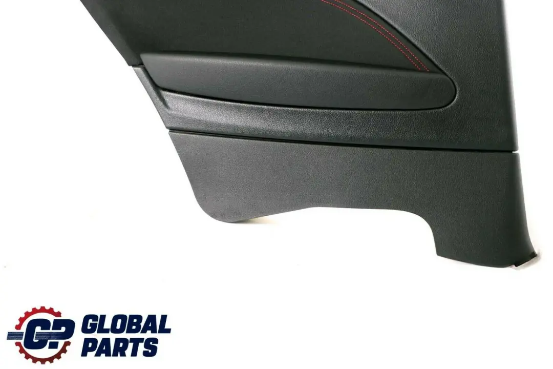 BMW F21 Trasero Izquierdo Lateral Panel Revestimiento Tela Antracita Rojo