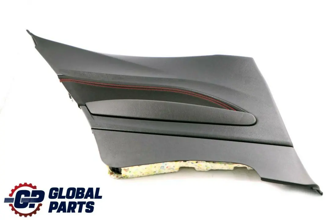 BMW F21 Trasero Izquierdo Lateral Panel Revestimiento Tela Antracita Rojo