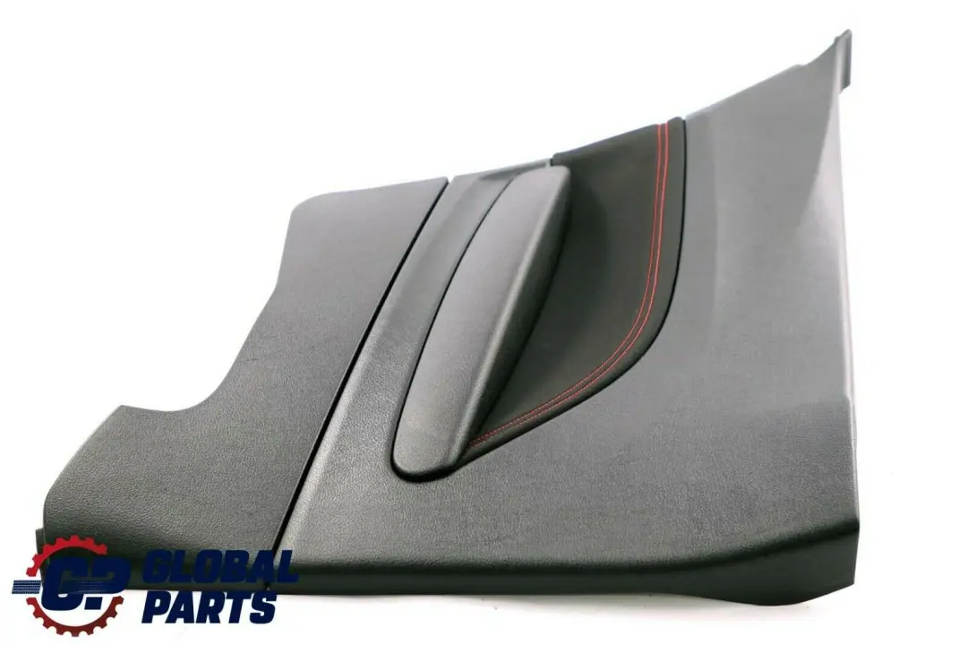 BMW F21 Trasero Izquierdo Lateral Panel Revestimiento Tela Antracita Rojo