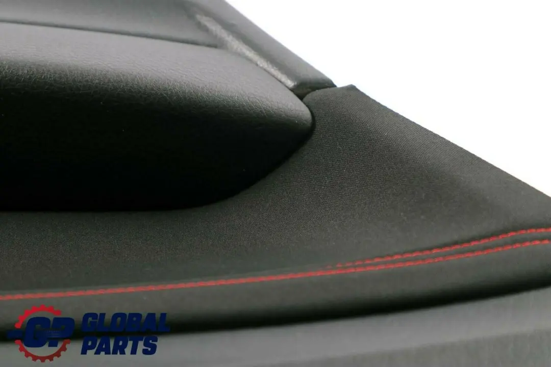 BMW F21 Trasero Izquierdo Lateral Panel Revestimiento Tela Antracita Rojo