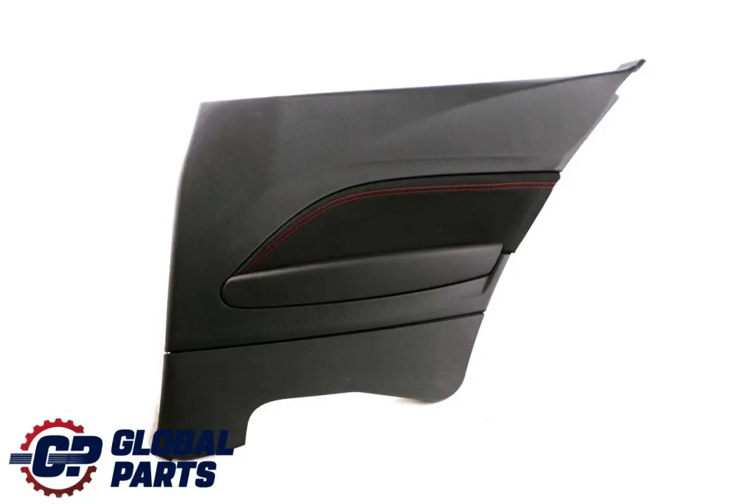 BMW F21 Trasero Derecho Lateral Panel Revestimiento Tela Antracita Rojo