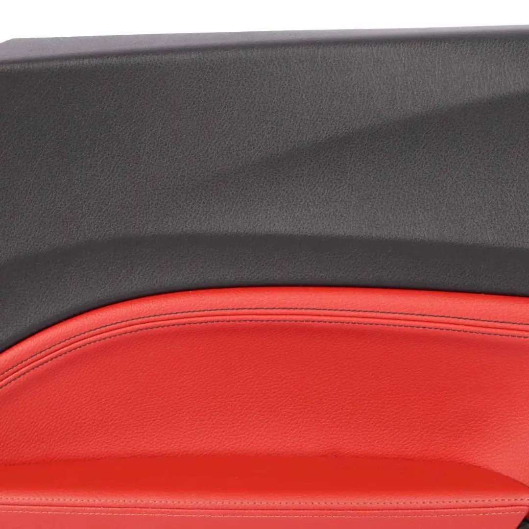 Lateral Trim Panel BMW F21 Rear Right O/S Trim Cover Lining Leather Coral Red