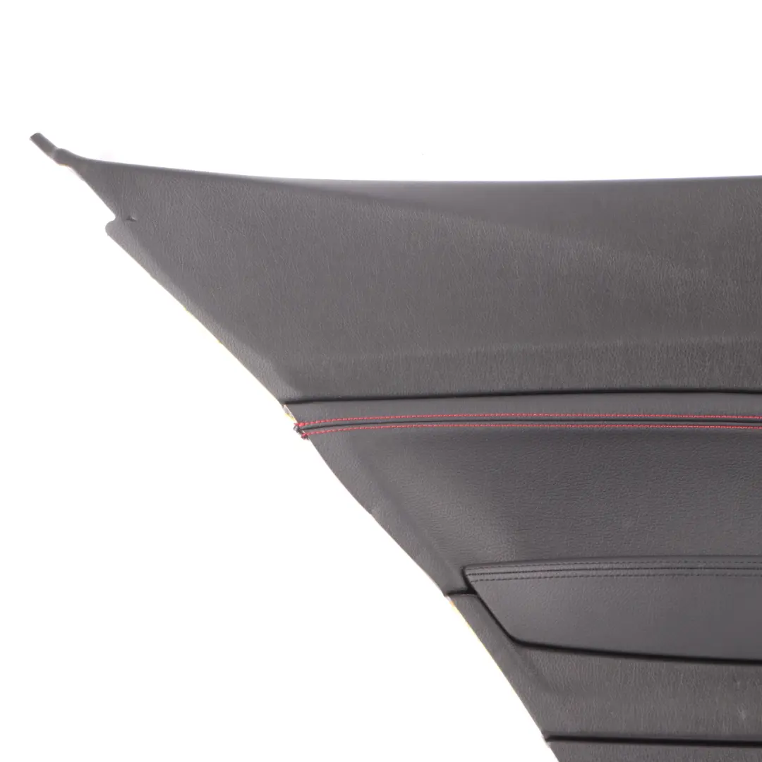 BMW F21 Lateral Trim Panel Rear Left N/S Lining Black Leather Dakota Red Thread