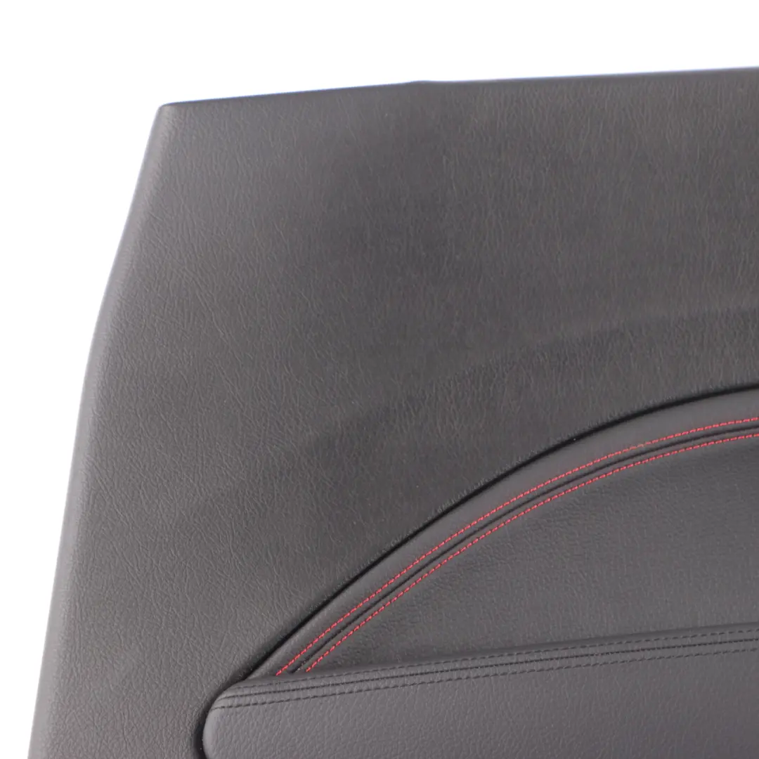 BMW F21 Lateral Trim Panel Rear Right O/S Lining Black Leather Dakota Red Thread