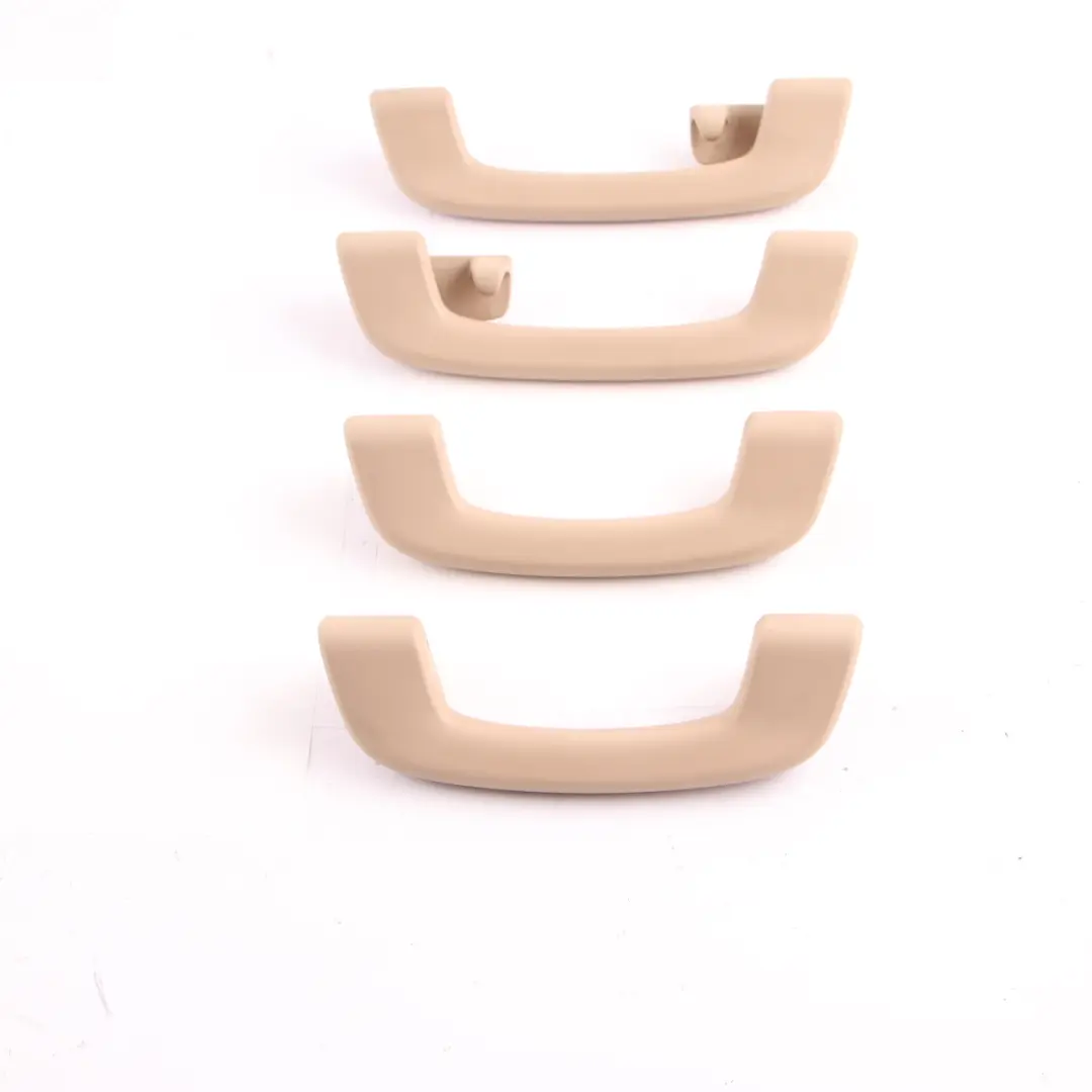 BMW X3 F25 Roof Grab Handle Interior Front Rear Left Right Beige Set 7285839