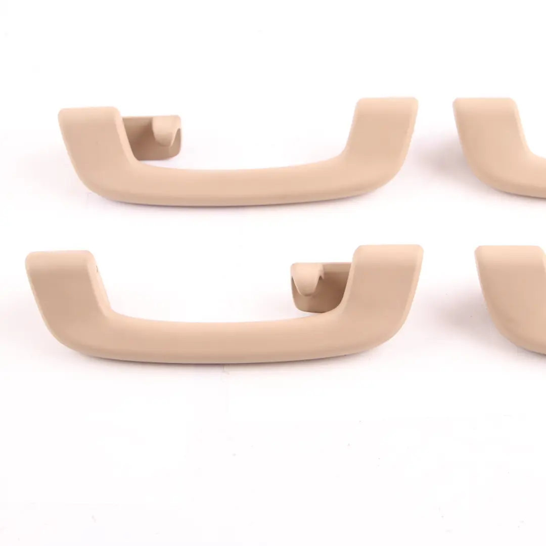 BMW X3 F25 Roof Grab Handle Interior Front Rear Left Right Beige Set 7285839