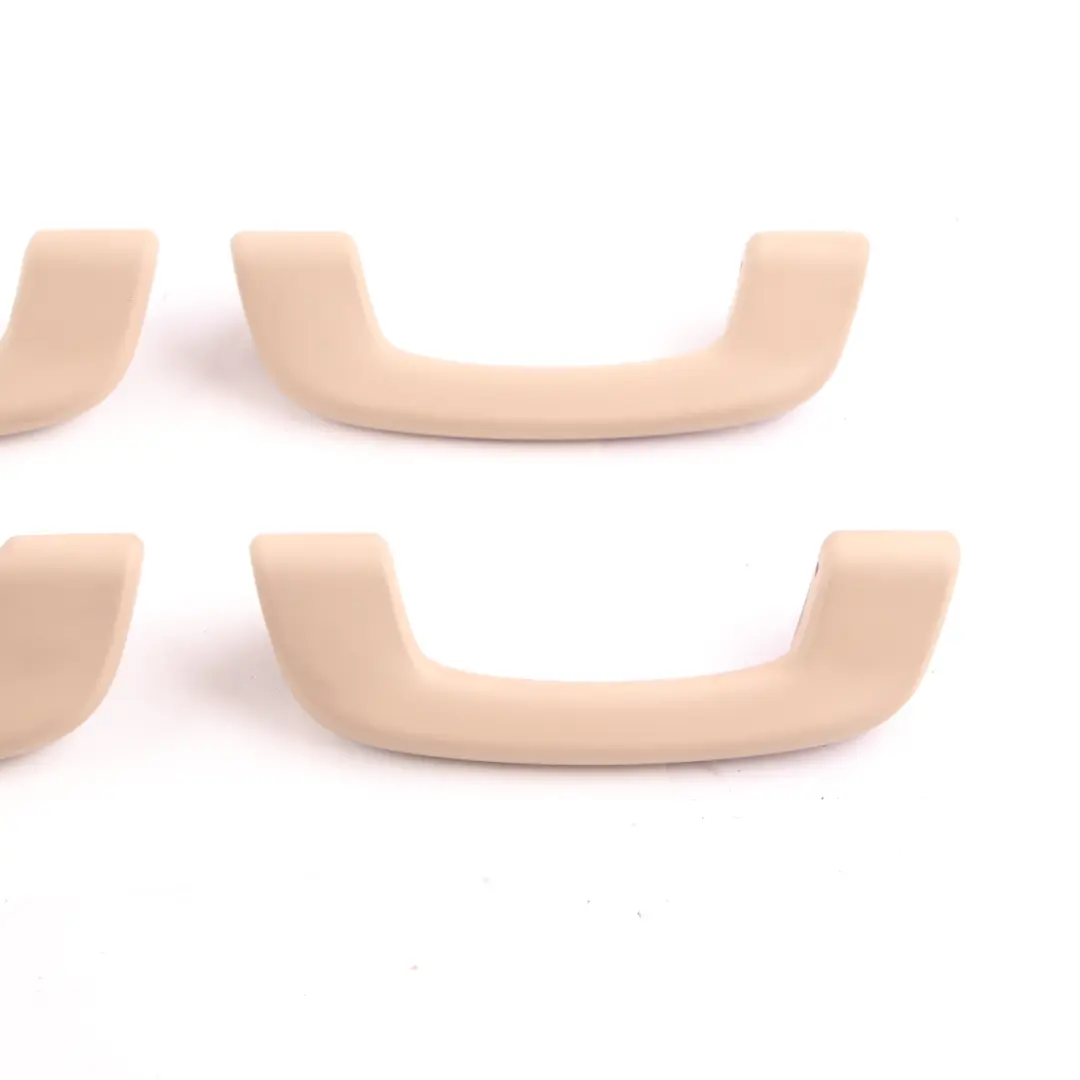 BMW X3 F25 Roof Grab Handle Interior Front Rear Left Right Beige Set 7285839