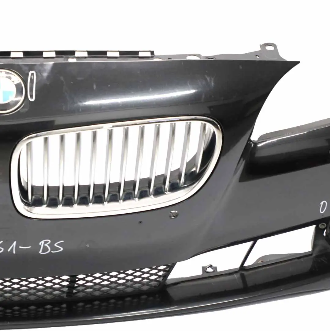 BMW F10 Front Bumper Trim Panel Black Sapphire Metallic - 475