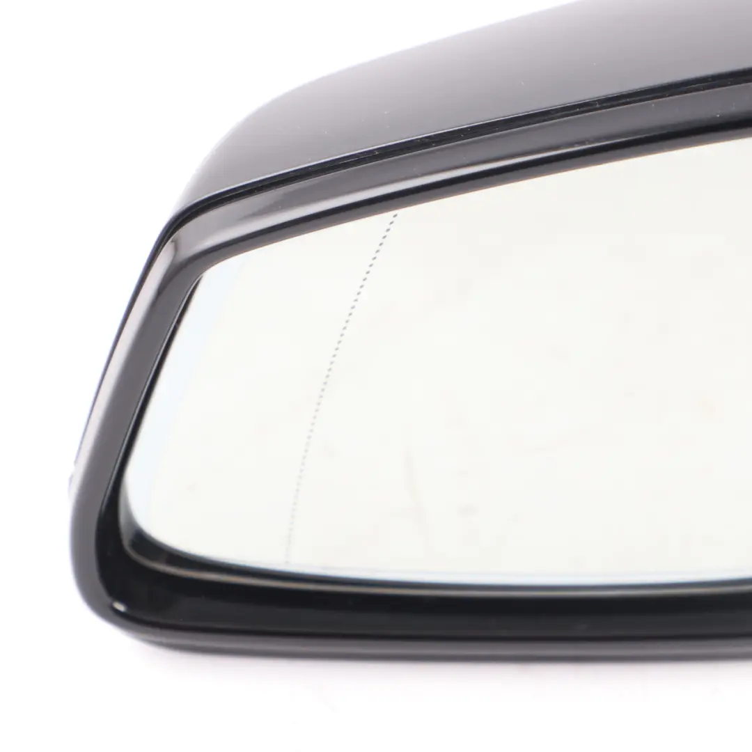 Wing Mirror BMW F12 Door Left N/S Heated Auto Dip Black Sapphire - 475 7286437