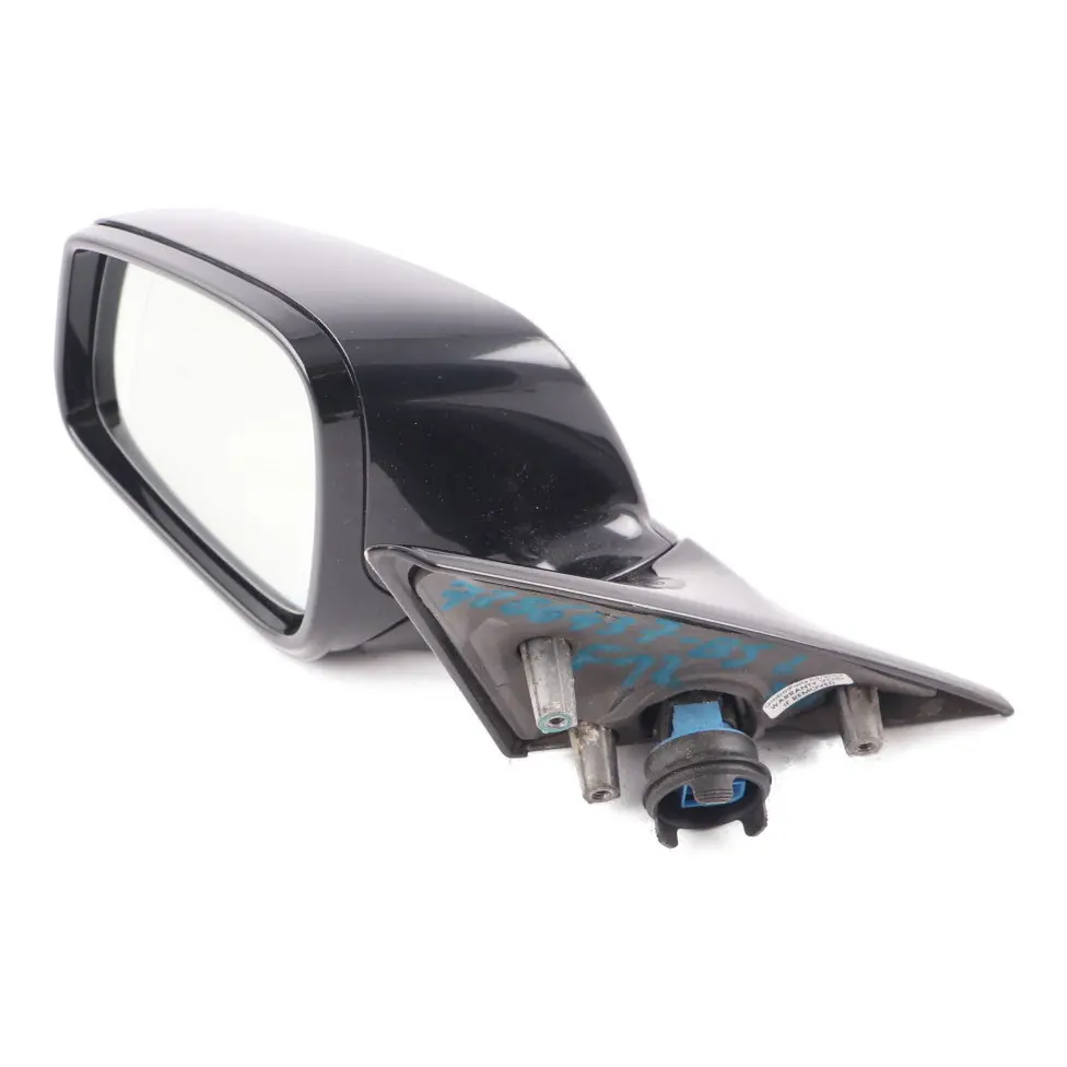 Wing Mirror BMW F12 Door Left N/S Heated Auto Dip Black Sapphire - 475 7286437