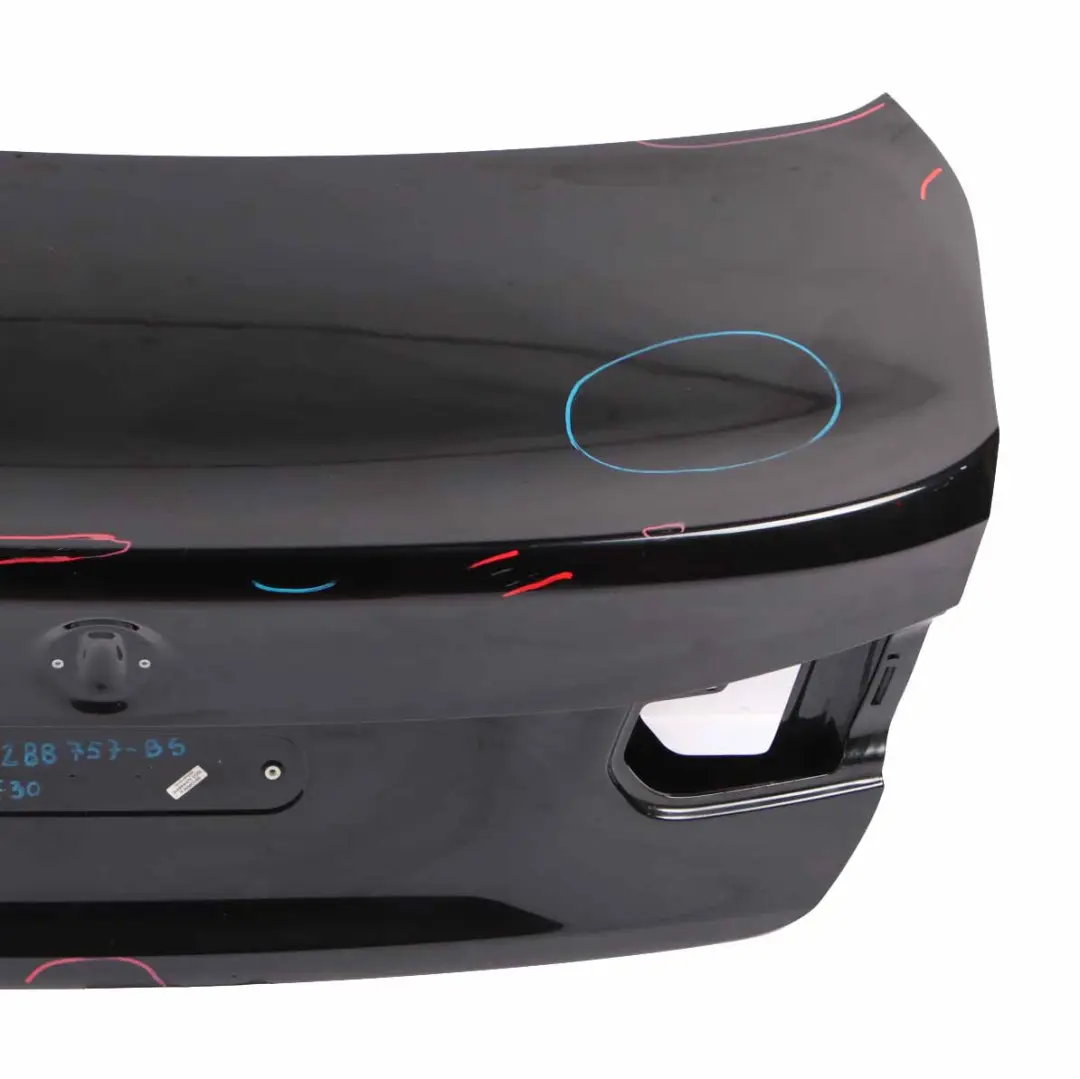 BMW F30 F80 M3 Rear Boot Trunk Lid Tailgate Black Sapphire Metallic - 475