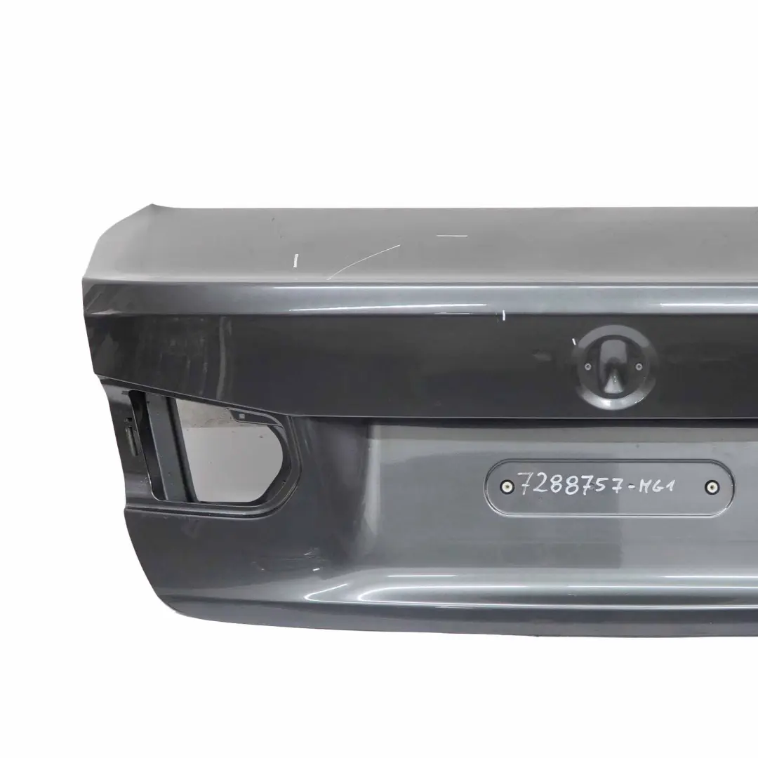 Boot Trunk Lid BMW F30 F80 M3 Rear Tailgate Mineralgrau Grey Metallic - B39