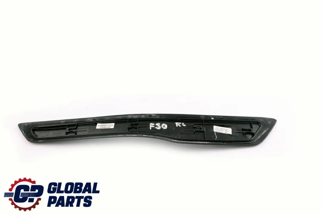 BMW F30 F31 Tapa Tira Entrada Interior Trasera Izquierda Cromo 7289225