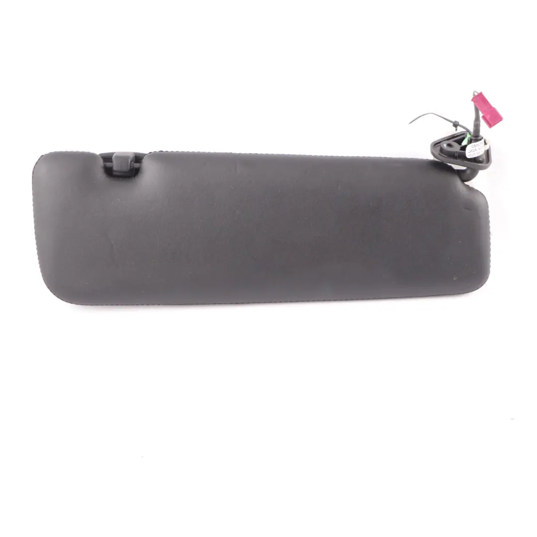 Sun Visor BMW F12 Left N/S Sun Visor Black Leather Mirror 7290193