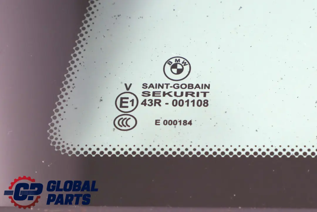 BMW F21 F21N LCI Seitenscheibenglas Feststehend Hinten Links N/S Schwarz AS3