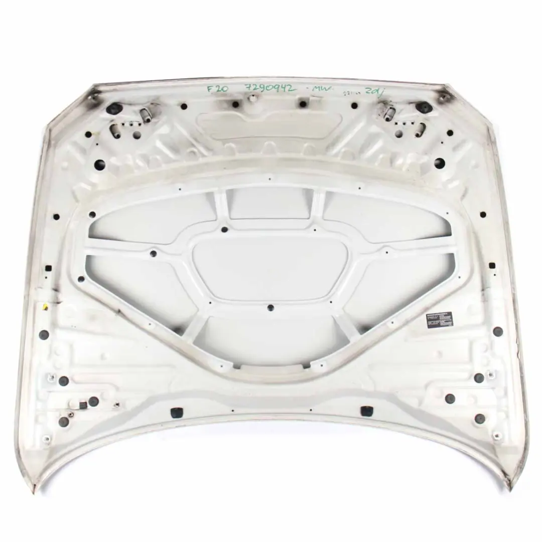 BMW F20 F21 F22 Hood Bonnet Cover Panel Mineralweiss Mineral White - A96