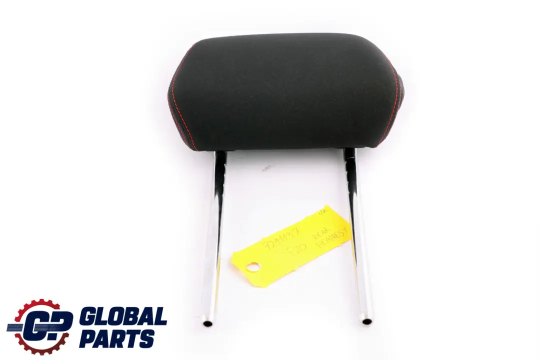 BMW F20 F30 Asiento Trasero Izquierdo Derecho Reposacabezas Tela Antracita Rojo