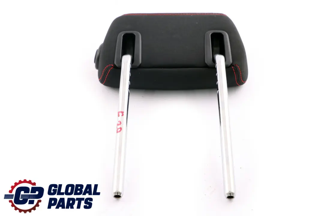 BMW F20 F30 Asiento Trasero Izquierdo Derecho Reposacabezas Tela Antracita Rojo