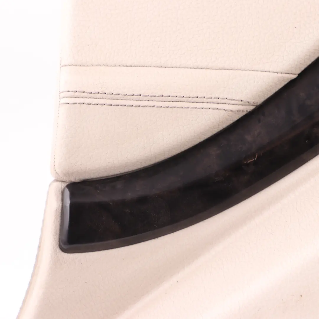 BMW F12 Lateral Trim Panel Rear Right O/S Side Cover HiFi Leather Ivory White