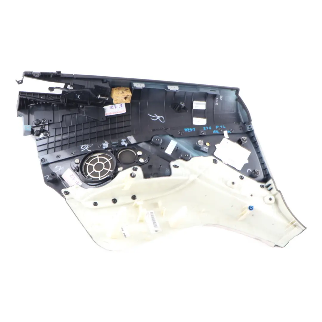 BMW F12 Lateral Trim Panel Rear Right O/S Side Cover HiFi Leather Ivory White