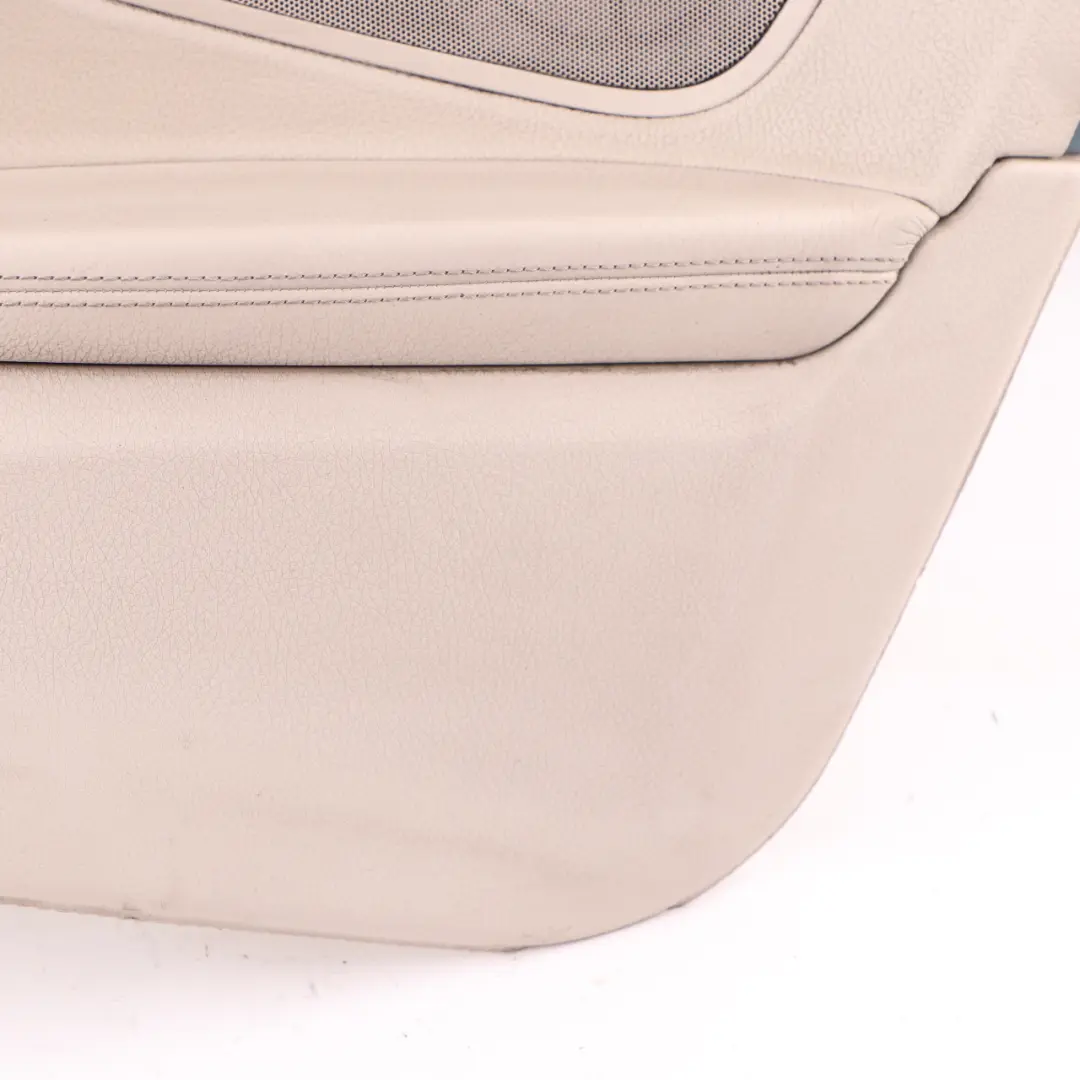 BMW F12 Lateral Trim Panel Rear Right O/S Side Cover HiFi Leather Ivory White