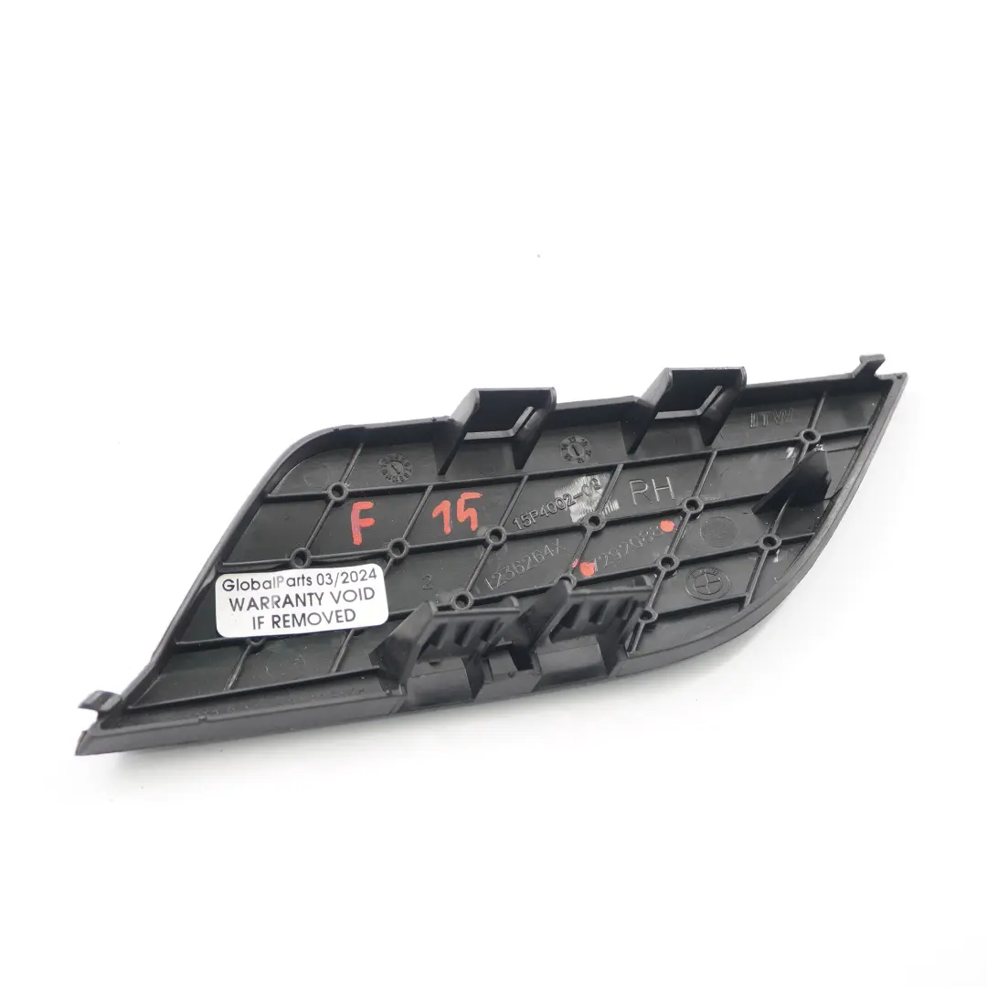 Cubre Puerta BMW X5 F15 X6 F16 Delantera Derecha Tapa Embellecedor Negro 7292088