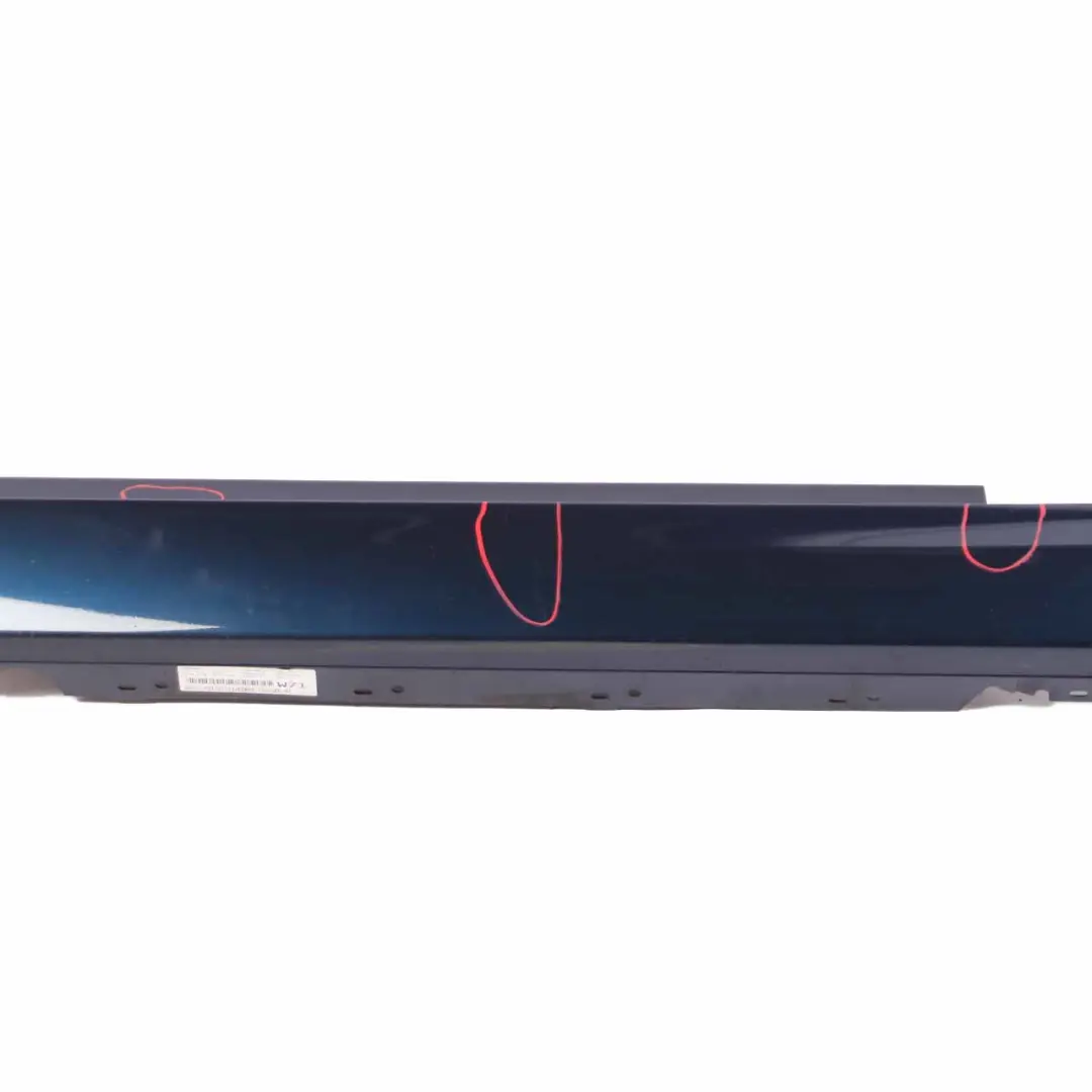 BMW F21 F22 Side Skirt Left N/S Sill Strip Tiefseeblau Deep Sea Blue - A76