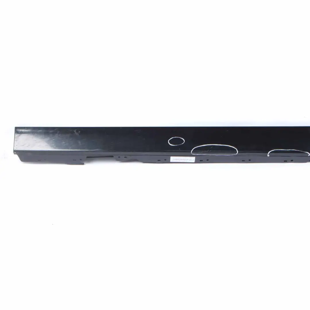 BMW F20 Side Skirt Sill Strip Cover Left N/S Black Sapphire Metallic - 475