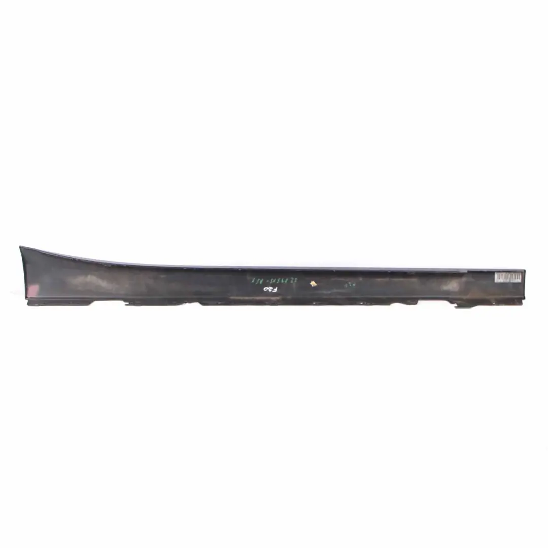 BMW F20 Side Skirt Sill Strip Cover Left N/S Black Sapphire Metallic - 475