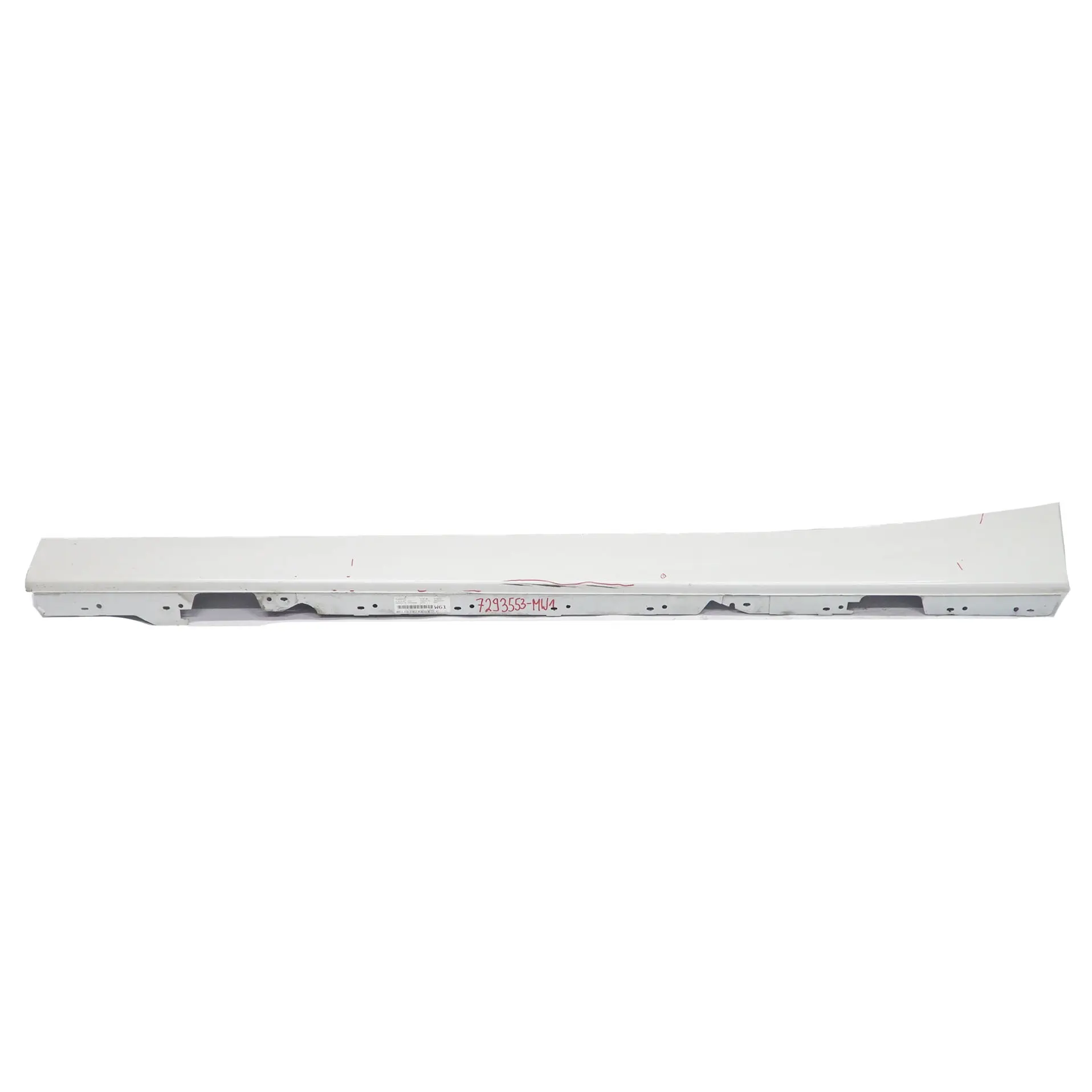 BMW F20 Side Skirt Door Sill Strip Cover Left N/S Mineral White Metallic - A96