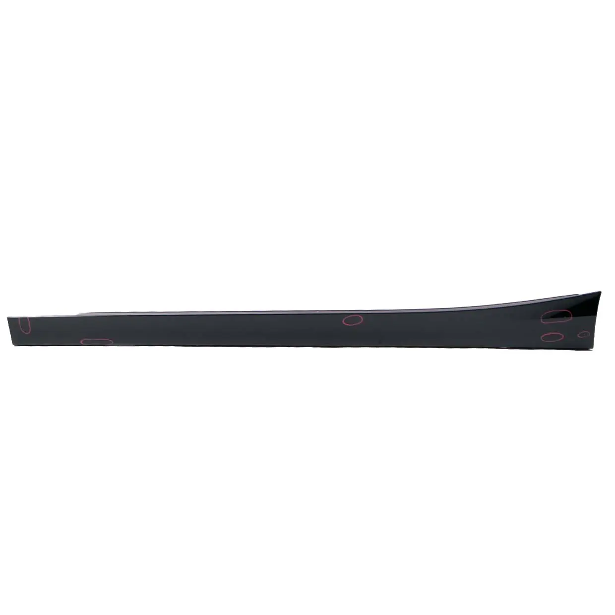 BMW 1 F20 Sill Strip Side Skirt Left N/S Schwarz 2 Black - 668