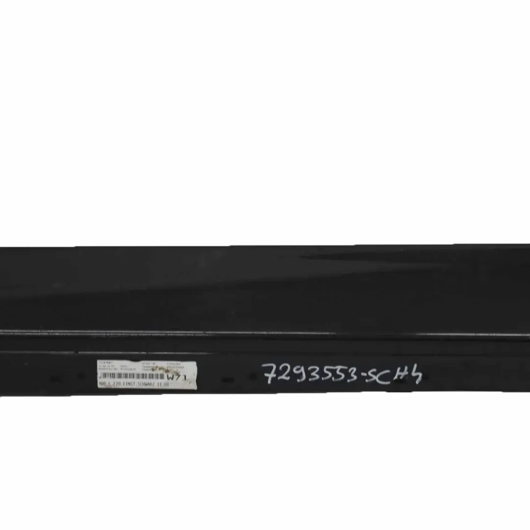 BMW F20 Side Skirt Door Sill Strip Covering Left N/S Schwarz 2 Black - 668