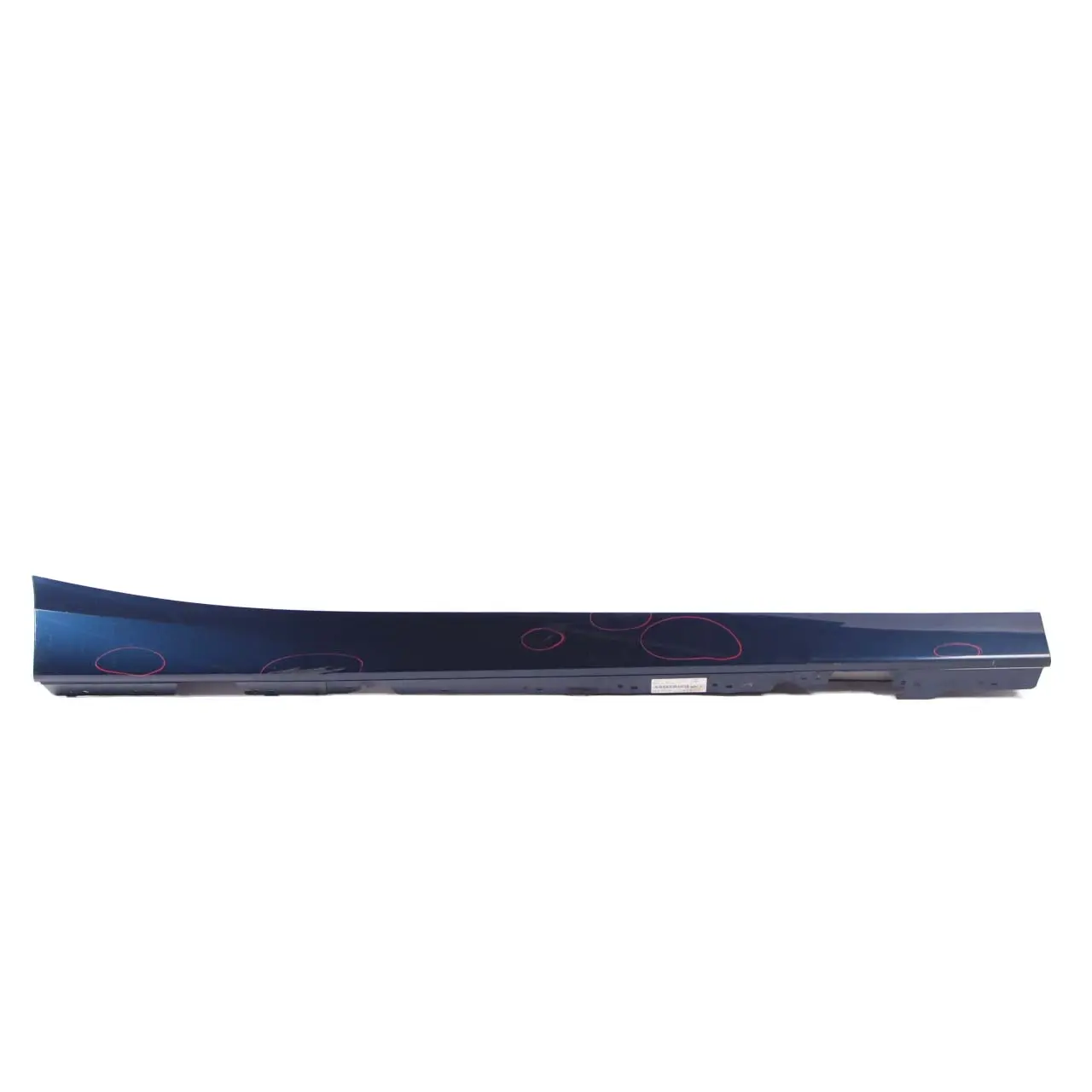 BMW F20 Sill Strip Side Skirt Right O/S Tiefseeblau Deep Sea Blue Metallic - A76