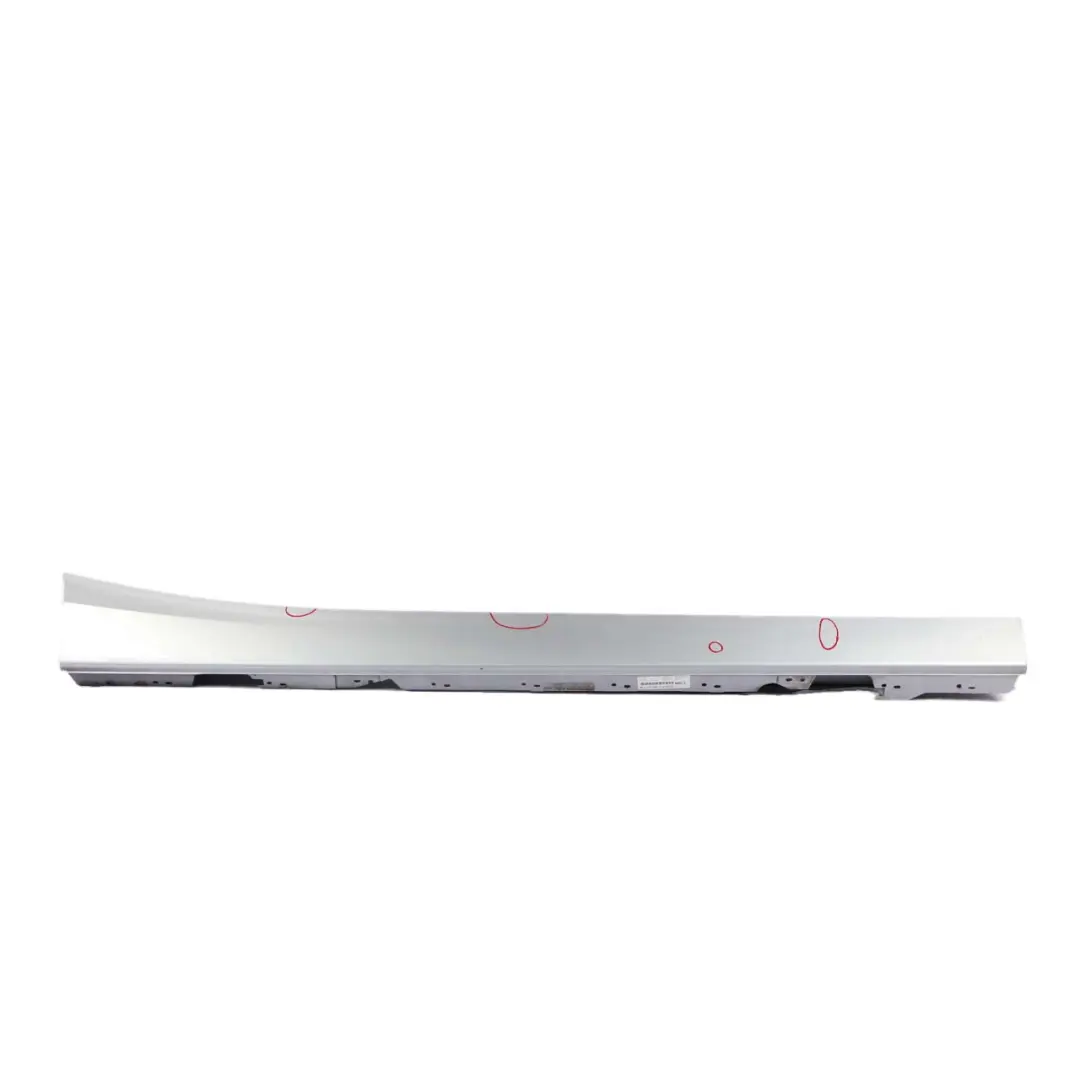 BMW 1 F20 Sill Strip Side Skirt Right O/S Glaciersilber Silver Metallic - A83