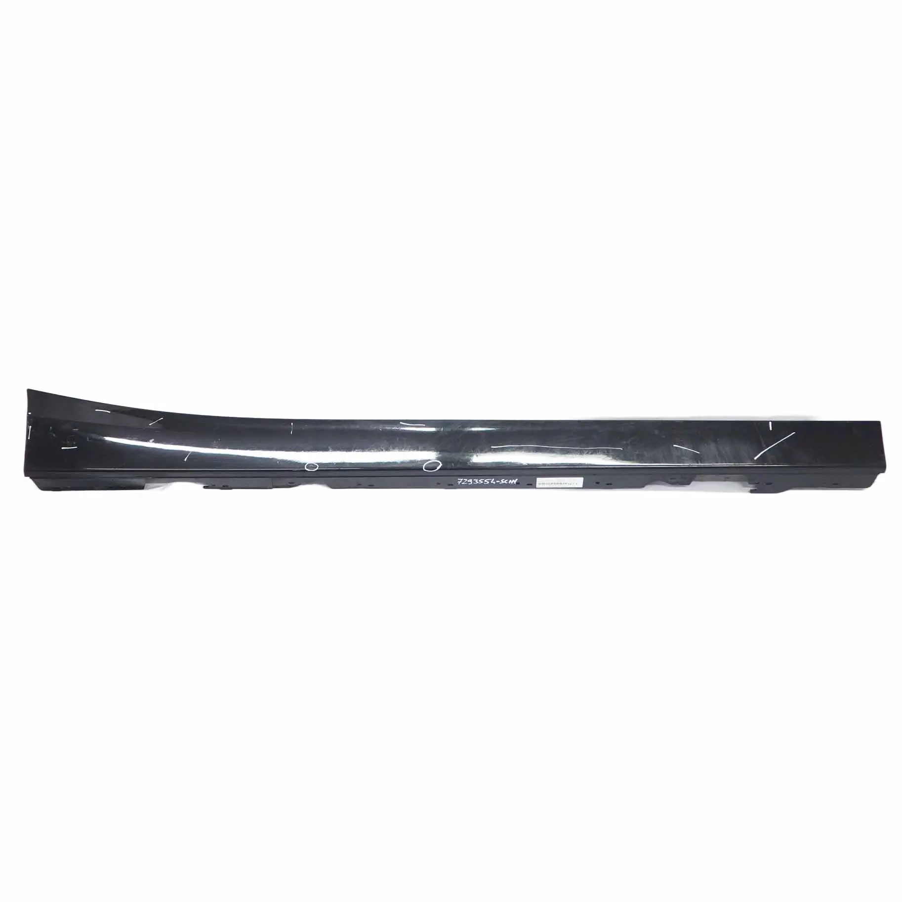 BMW F20 Side Skirt Sill Strip Right O/S Panel Schwarz 2 Black - 668