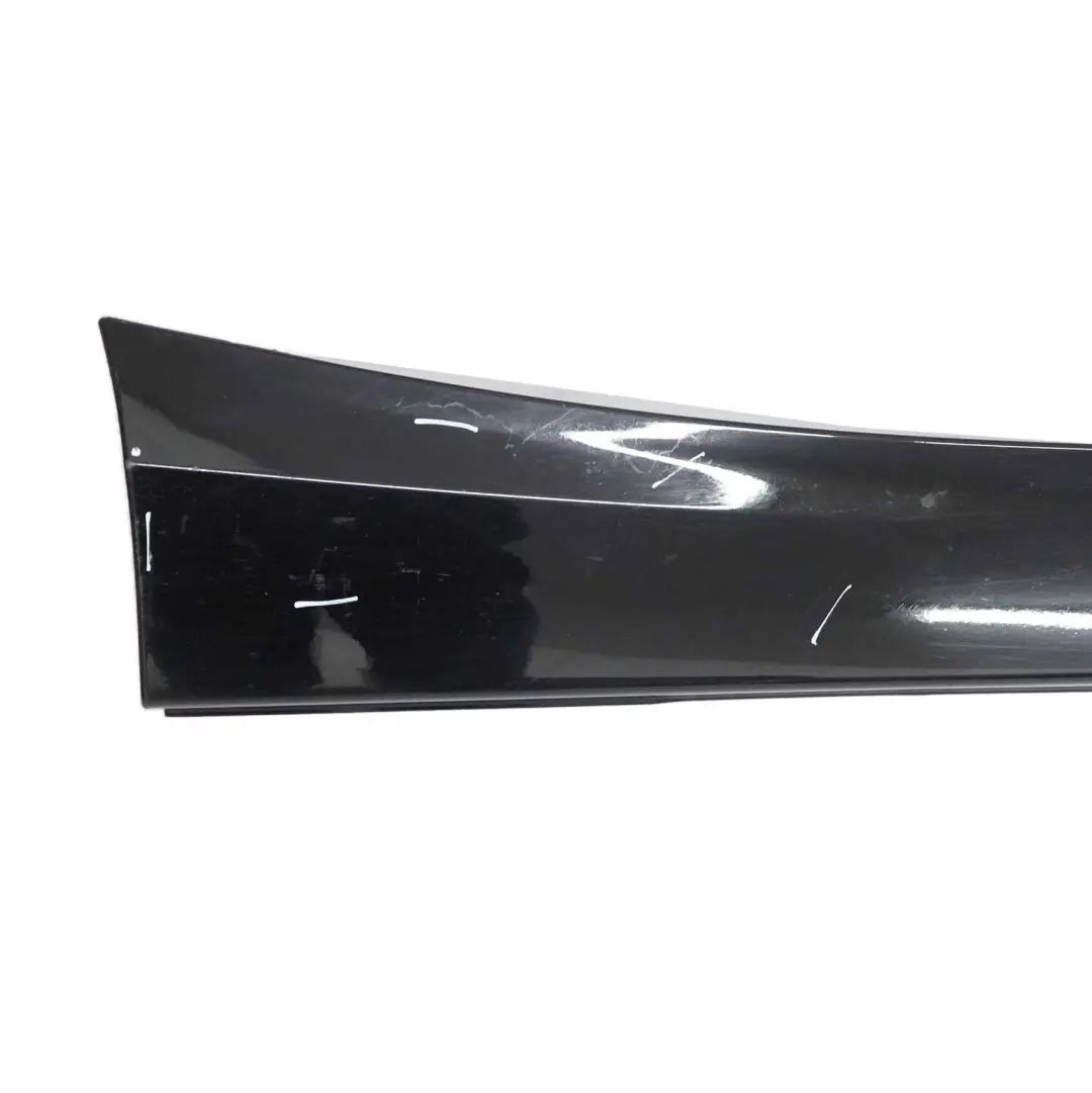 BMW F20 Side Skirt Sill Strip Right O/S Panel Schwarz 2 Black - 668